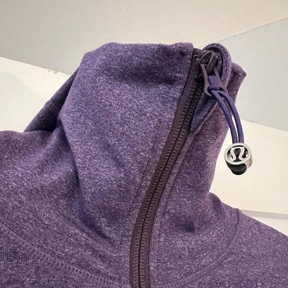 Lululemon purple full zip sweatshirt in size 4 - Picture 7 of 10